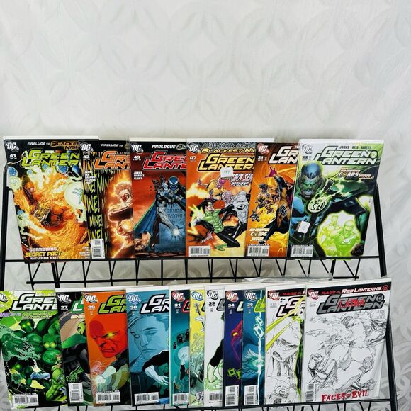 Green Lantern 21-22 26-27 29-37 41-43 47 Lot Geoff Johns Secret Origin - Picture 1 of 7